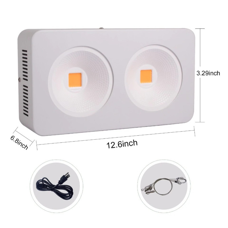 Фітолампа 400W COB Full Spectrum, PopularGrow