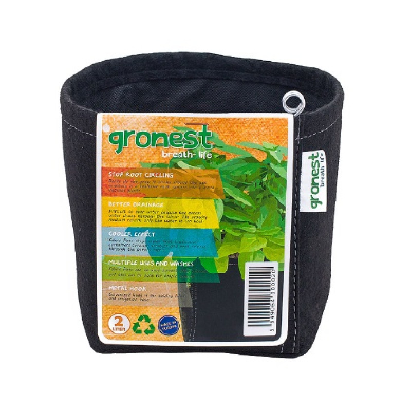 Плотный текстильный горшок Gronest Stofftopf, 2л (без ручек)