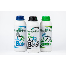 Комплект минеральных удобрений Green/Blue/Black, 250мл