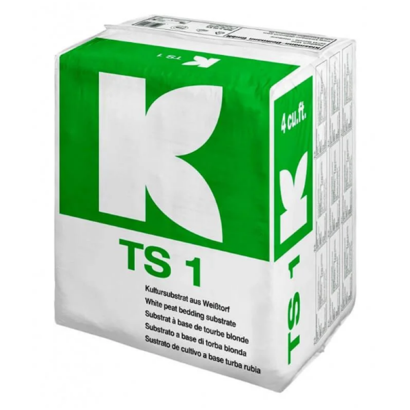 Торф для рассады Klasmann TS1, фракция 0-6мм, 200л