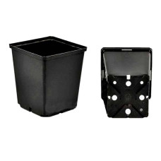 Горщик квадратний для розсади, 7x7x8см, 0.29л