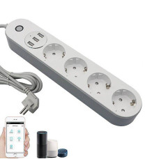 WIFI сетевой фильтр на 4 розетки SA-P402A