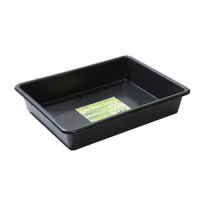 Поддон глубокий черный прямоугольный, Garland, 64.5x49.5x12см
