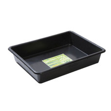 Поддон глубокий черный прямоугольный, Garland, 64.5x49.5x12см