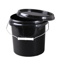 Ведро черное с крышкой, 20л