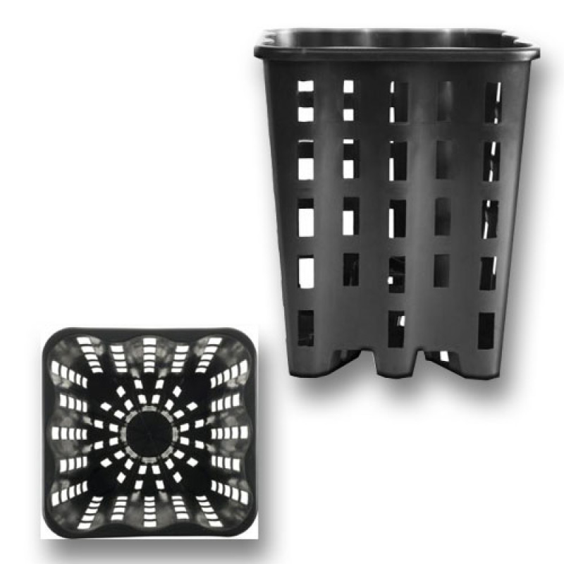 Горщик квадратний SQUARE SUPER ERCOLE NPB Venti Pot, 26x26x28см, 9.6л