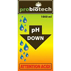 Регулятор кислотности pH Down, ProBioTech, 1л