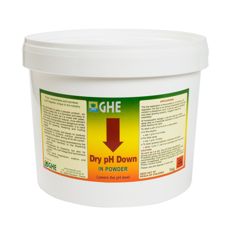 Регулятор кислотности PH Down dry, 5кг