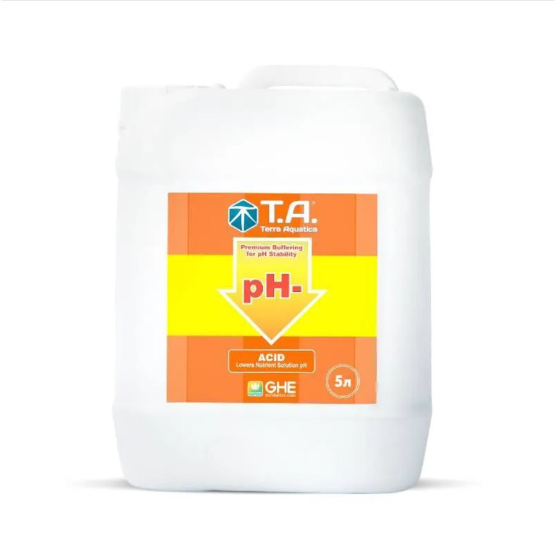 Регулятор кислотности pH Down, Terra Aquatica (GHE), 5л