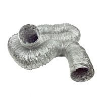 Воздуховод без изоляции 125 мм/10 м