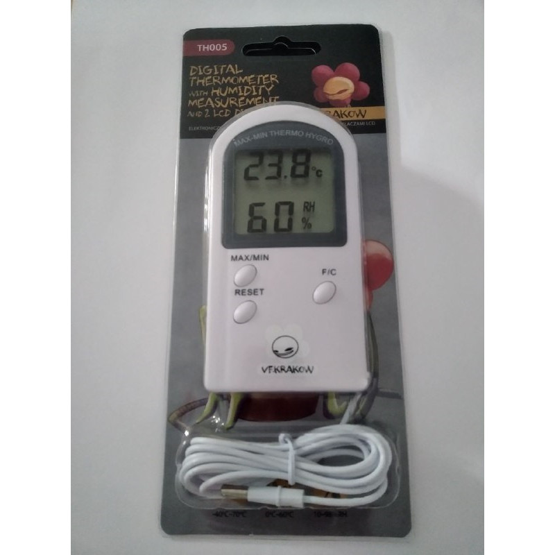 Термогигрометр с выносным датчиком температуры