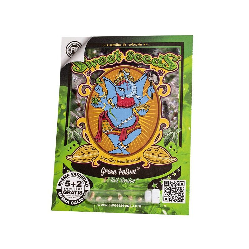 Green Poison F1 Fast Version - Sweet Seeds, 3+1