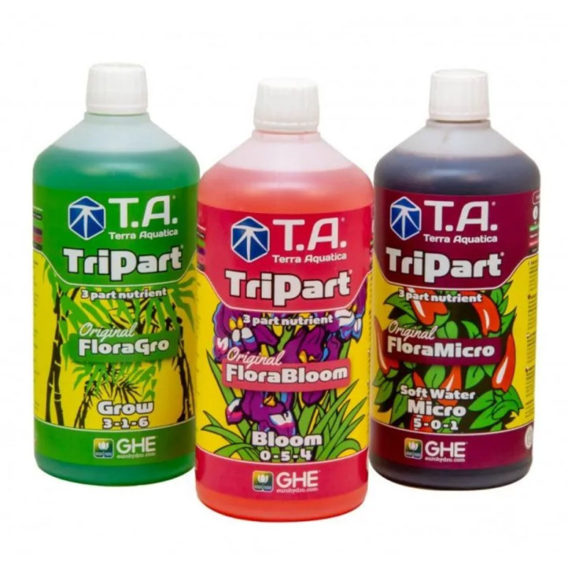 Комплект добрив TriPart StarterKit Soft Water (для м'якої води), Terra Aquatica, 1л