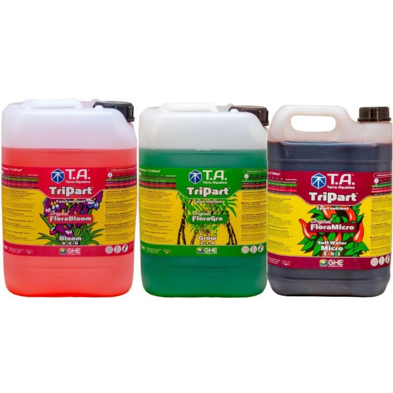 Комплект добрив TriPart StarterKit Soft Water (для м'якої води), Terra Aquatica, 5л
