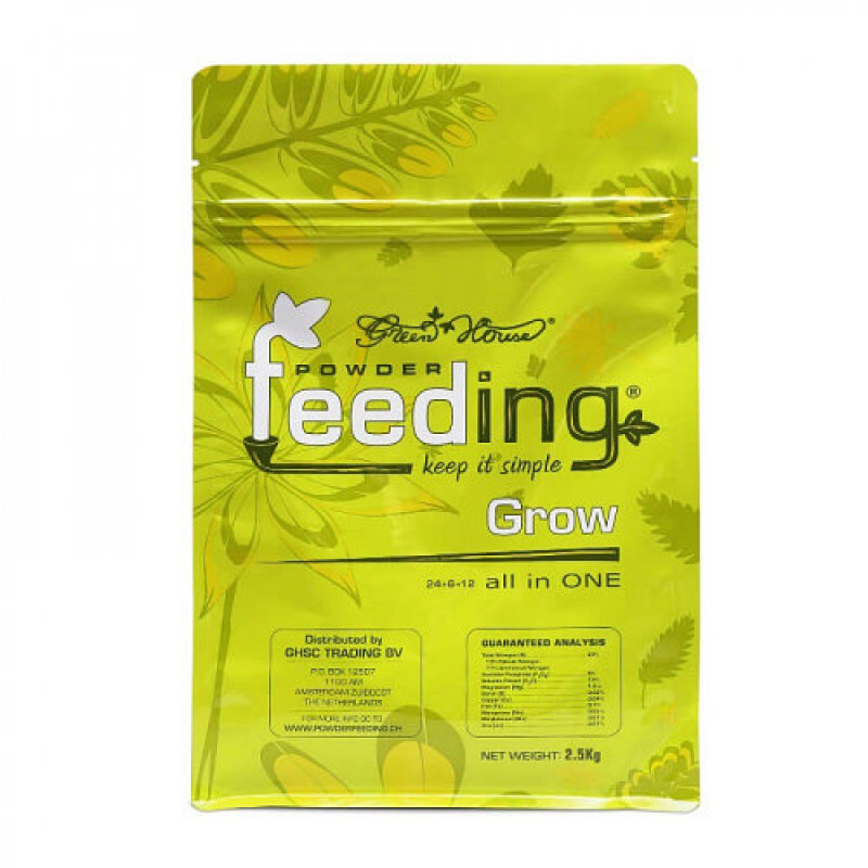 Минеральное удобрение Grow, Powder feeding, 125г (собств. фасовка)